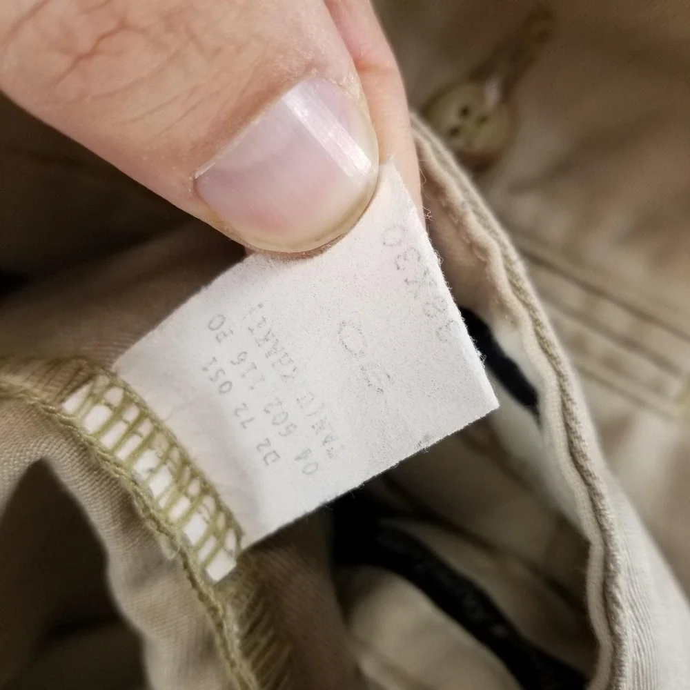 Polo Ralph Lauren Pants Mens 38x30‎ Beige Pleated Chino Straight Khakis Trousers
